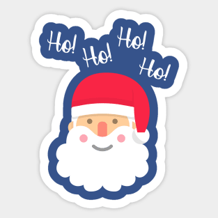 Santa is Saying, HO! HO! HO! Sticker